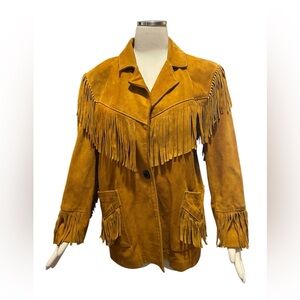 Vintage COMINT genuine leather jacket